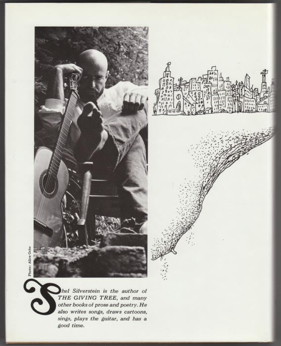 Where The Sidewalk Ends Shel Silverstein back cover