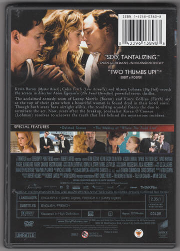 Where The Truth Lies DVD