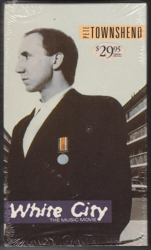 White City The Music Movie VHS Tape Pete Townshend 1985