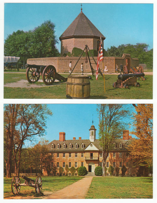 Williamsburg Virginia Post Cards