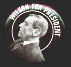 Woodrow Wilson for President reproduction button