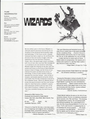 Wizards Distribution Sheet