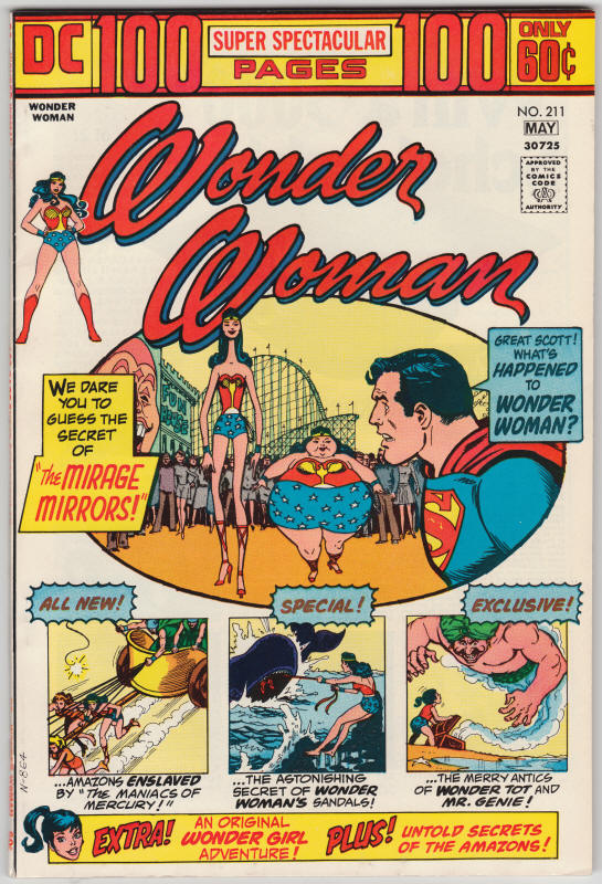 Wonder Woman #211 front cover