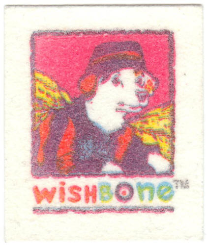 Cracker Jack Wishbone Fabric Sticker