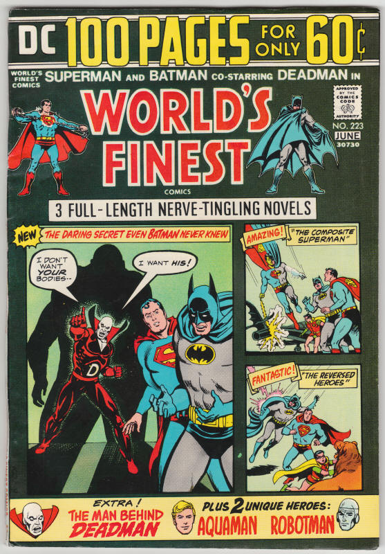 Worlds Finest Comics #223 front cover