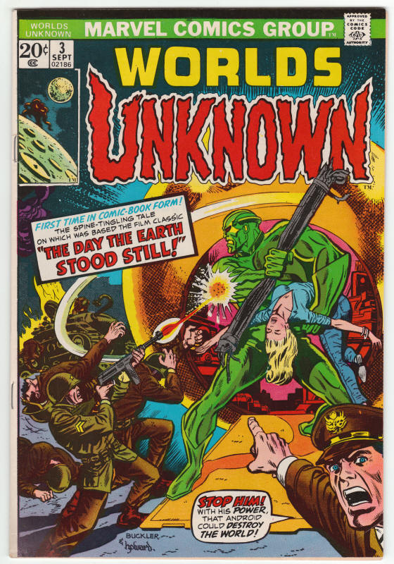 Worlds Unknown #3 front cover