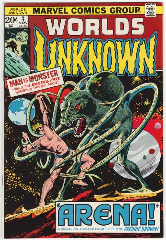 Worlds Unknown #4 front cover
