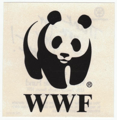 World Wildlife Fund Panda Decal