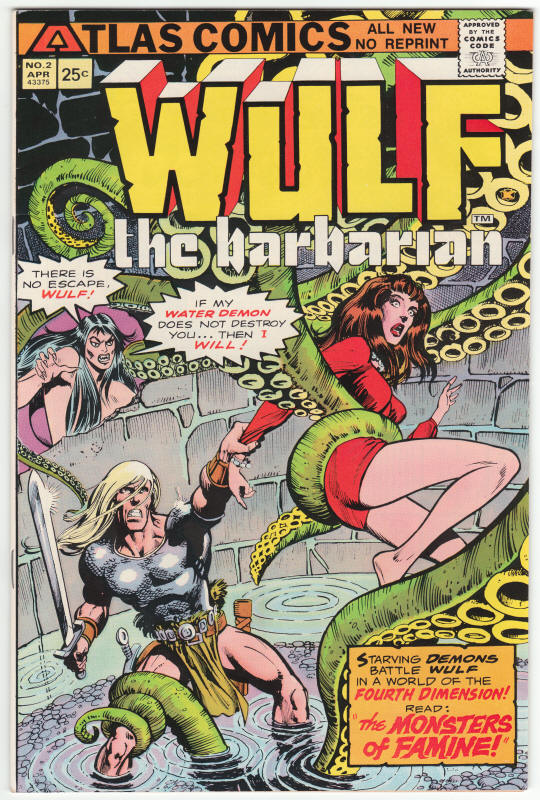 Wulf The Barbarian #2 front cover