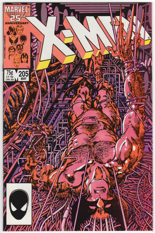 X-Men #205 front cover