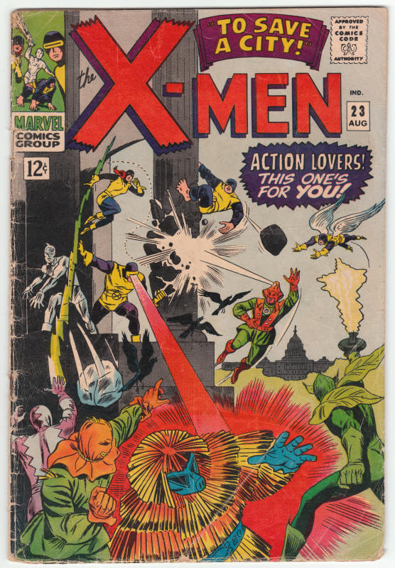 X-Men #23 front cover