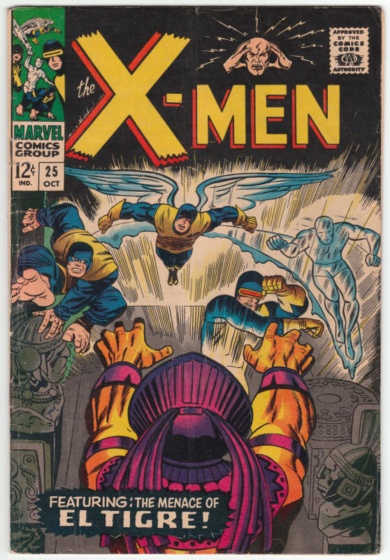 X-Men #25 front cover