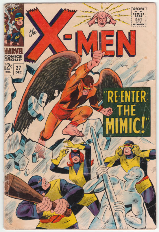 X-Men #27 front cover