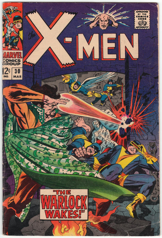 X-Men #30 front cover