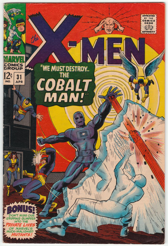 X-Men #31 front cover