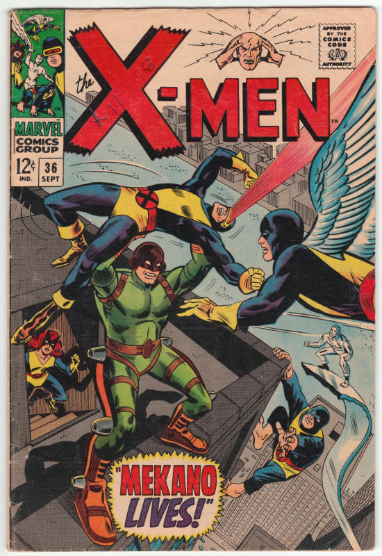 X-Men #36 front cover