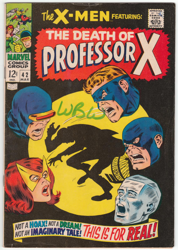 X-Men #42 front cover