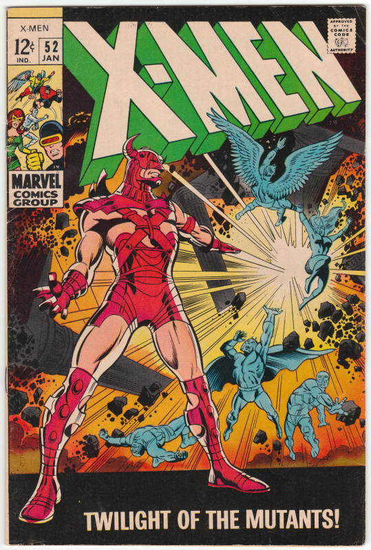 X-Men #52 front cover