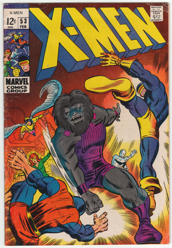 X-Men #53 front cover