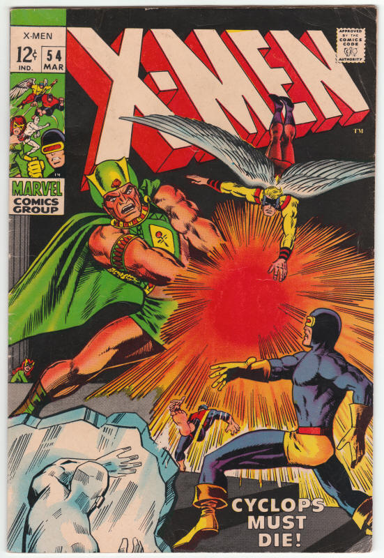 X-Men #54 front cover