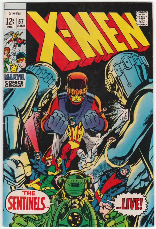 X-Men #57 front cover