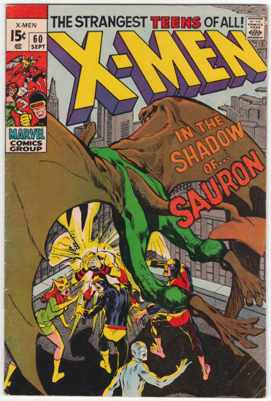 X-Men #60 front cover