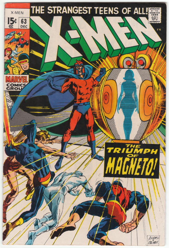 X-Men #63 front cover