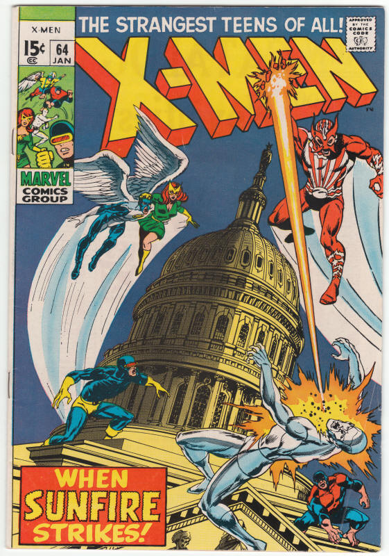 X-Men #64 front cover