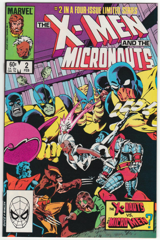 X-Men And The Micronauts #2 front cover