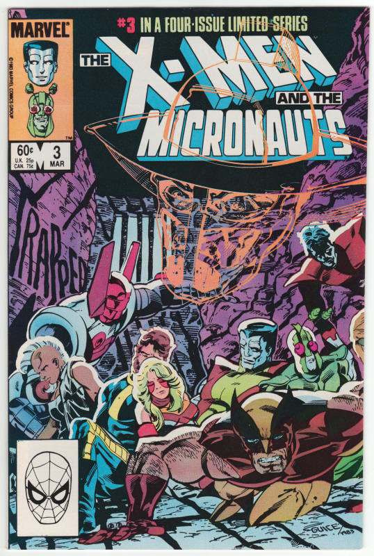 X-Men And The Micronauts #3 front cover