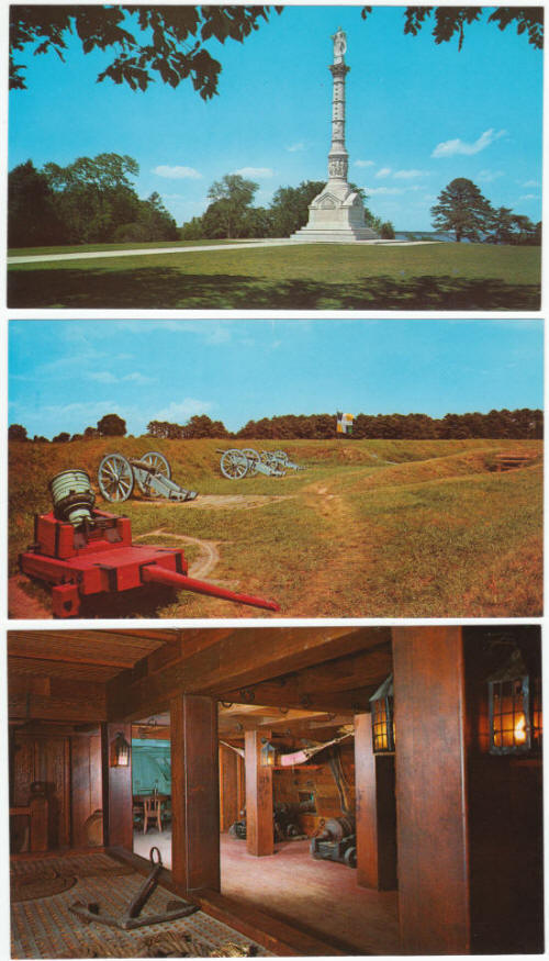 Yorktown Virginia Post Cards 1970s