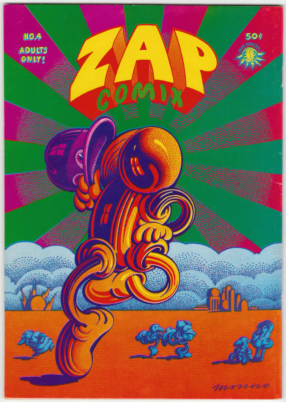 Zap Comix #4 back cover