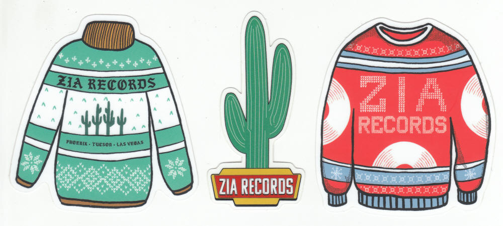 Zia Records Stickers
