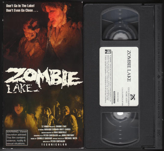 Zombie Lake VHS Tape